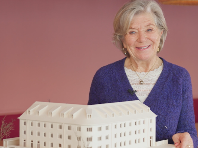 Jutta Speidel stellt das neue HORIZONT-Haus vor