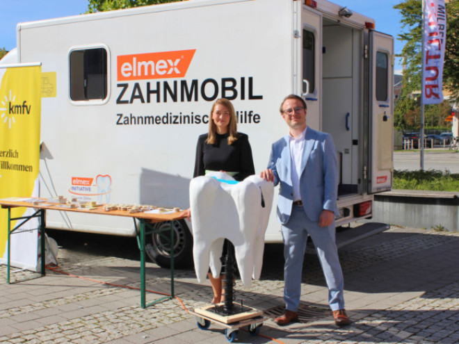 Vorstellung des Münchner Zahnmobils